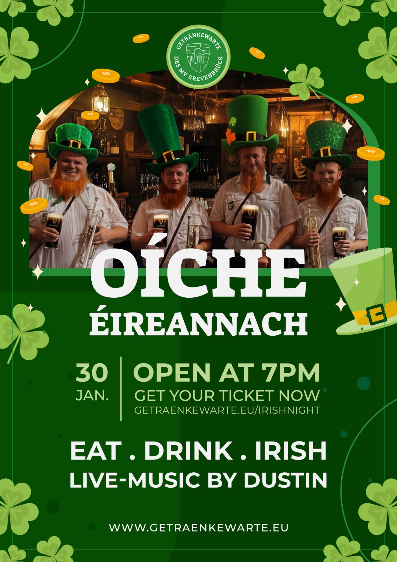 Plakat Irish Night 2026